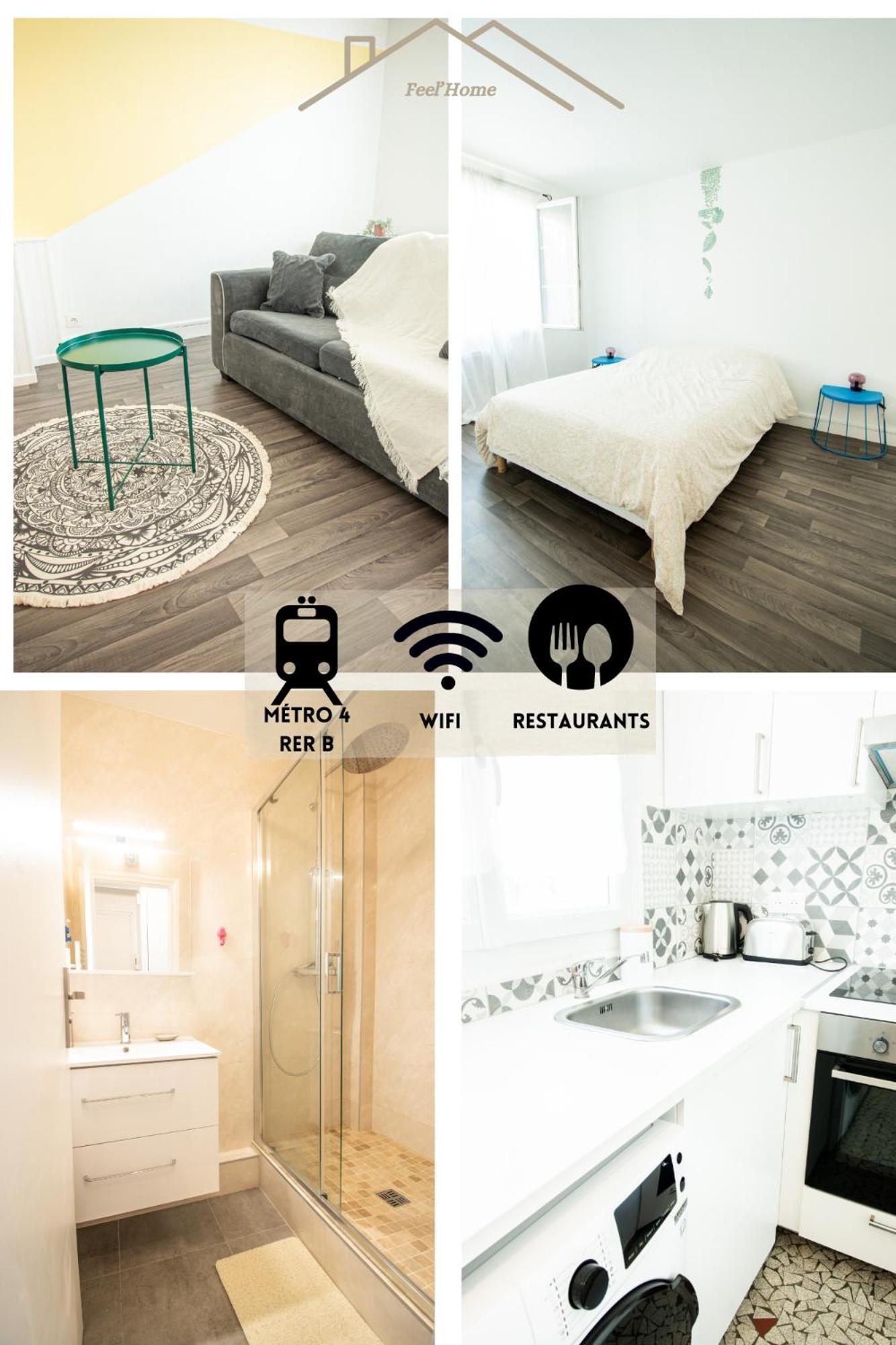 Ideal Acces Aux Portes De Paris 까셩 외부 사진
